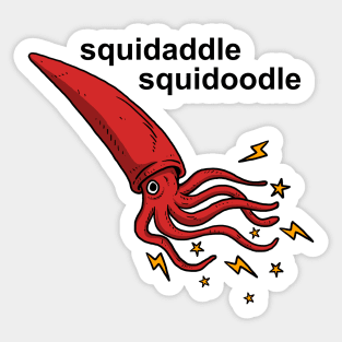 Squidaddle Squidoodle Sticker